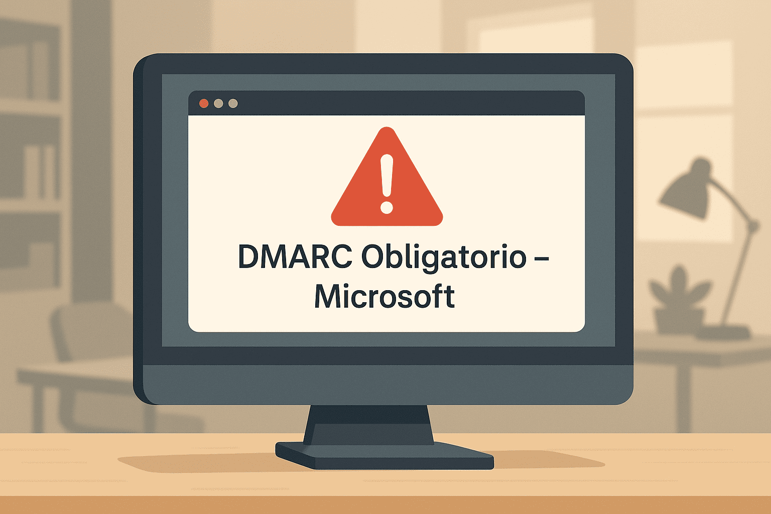 Alerta de correo electrónico sobre DMARC obligatorio en Microsoft