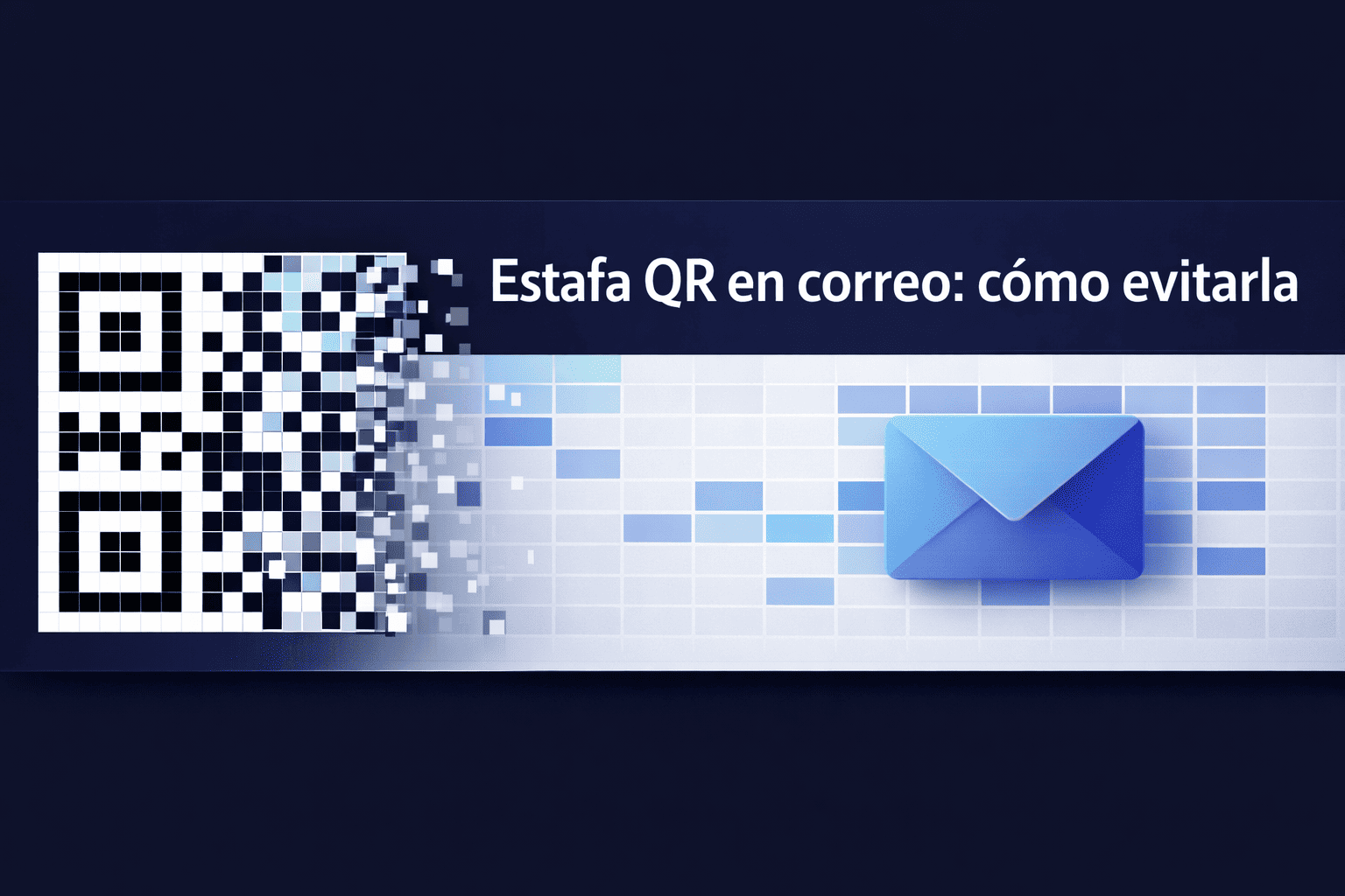 Estafa QR en correo: QR sin imagen con tabla HTML