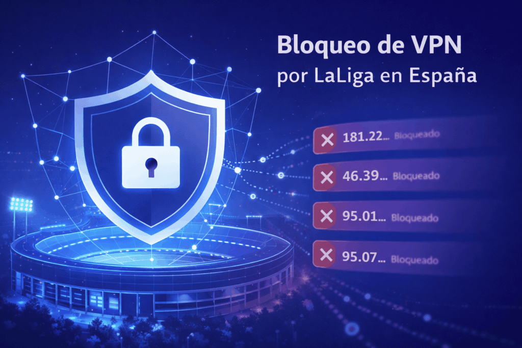 Bloqueo de VPN por LaLiga en España: guía y FAQ