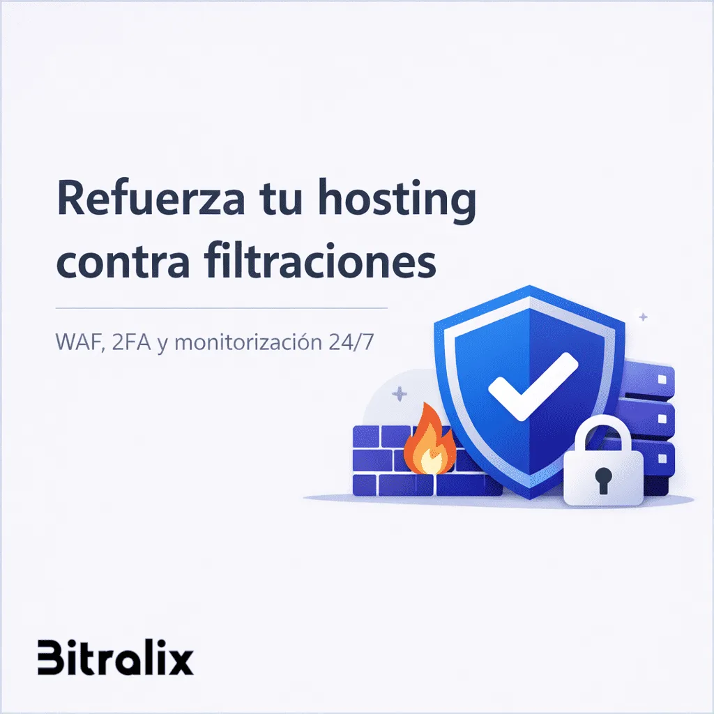 Refuerza tu hosting contra filtraciones con Bitralix