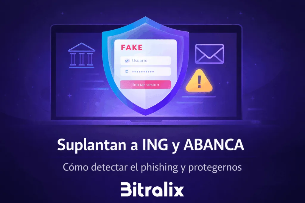 Guía para detectar phishing cuando suplantan a ING y ABANCA