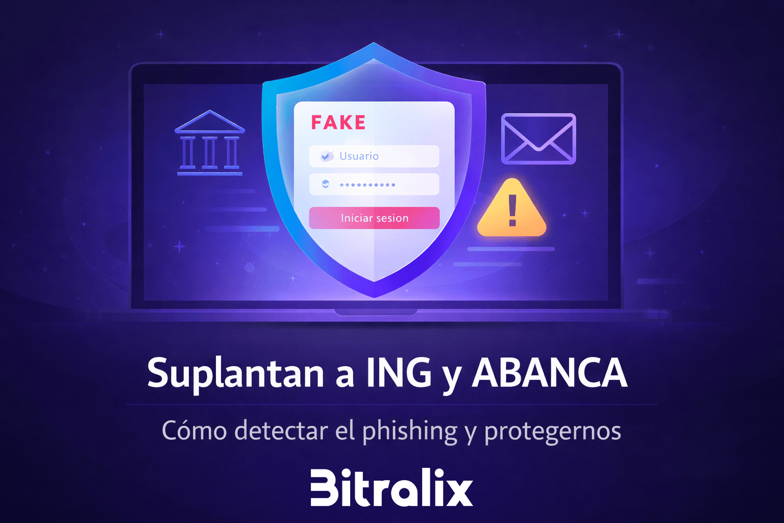 Guía para detectar phishing cuando suplantan a ING y ABANCA