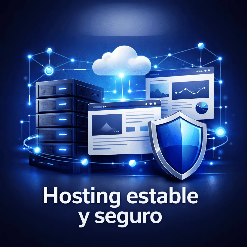Llamada a la acción de Bitralix sobre hosting estable y seguro