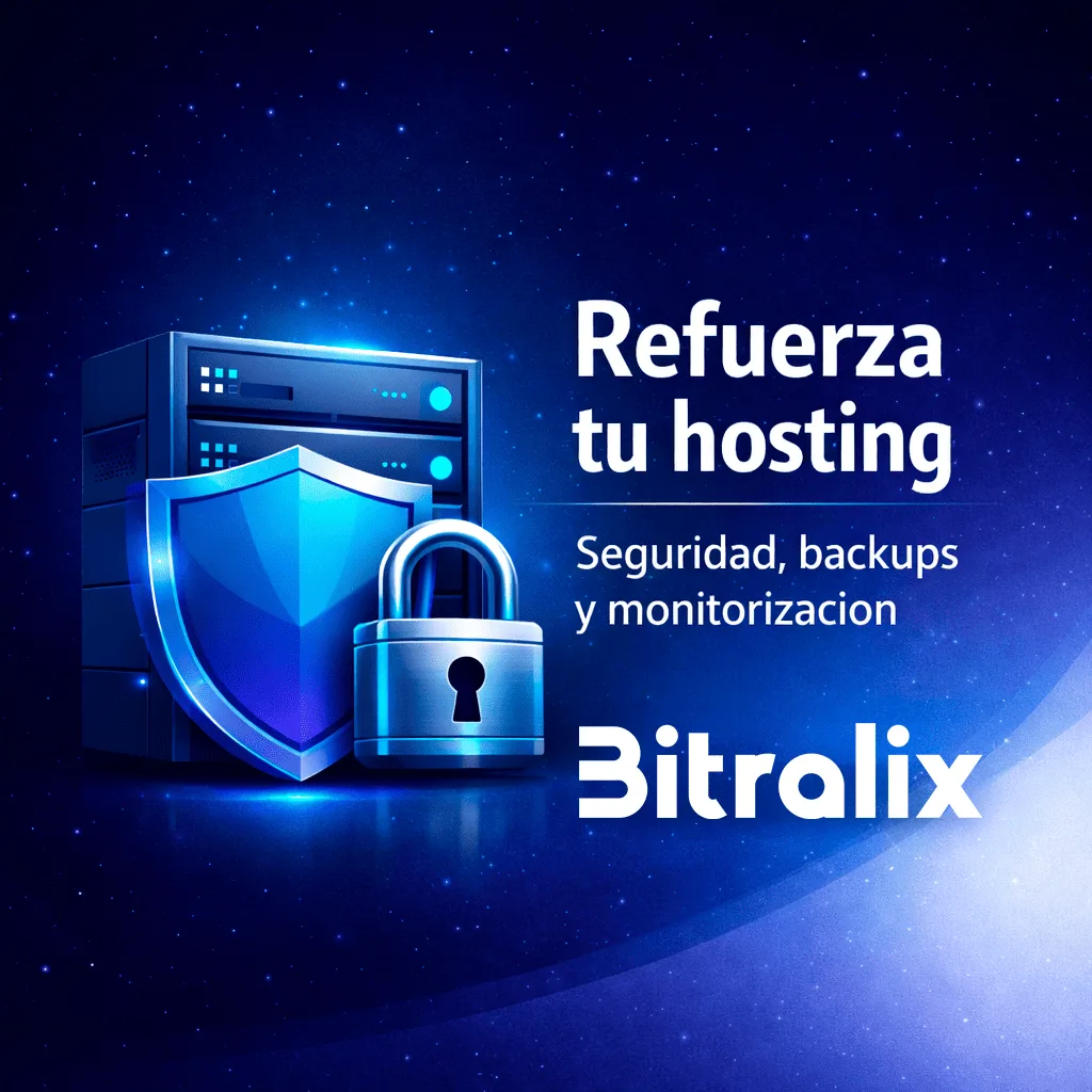 CTA de Bitralix para hosting seguro y protección ante filtraciones