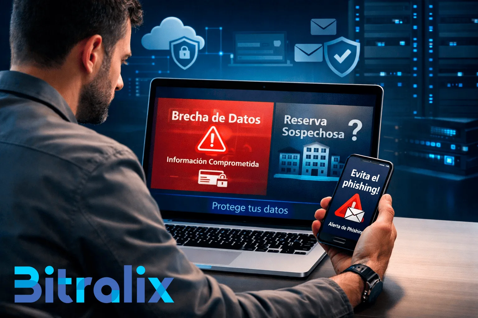 Booking hackeado y aviso de brecha de seguridad con enfoque en phishing y protección de datos