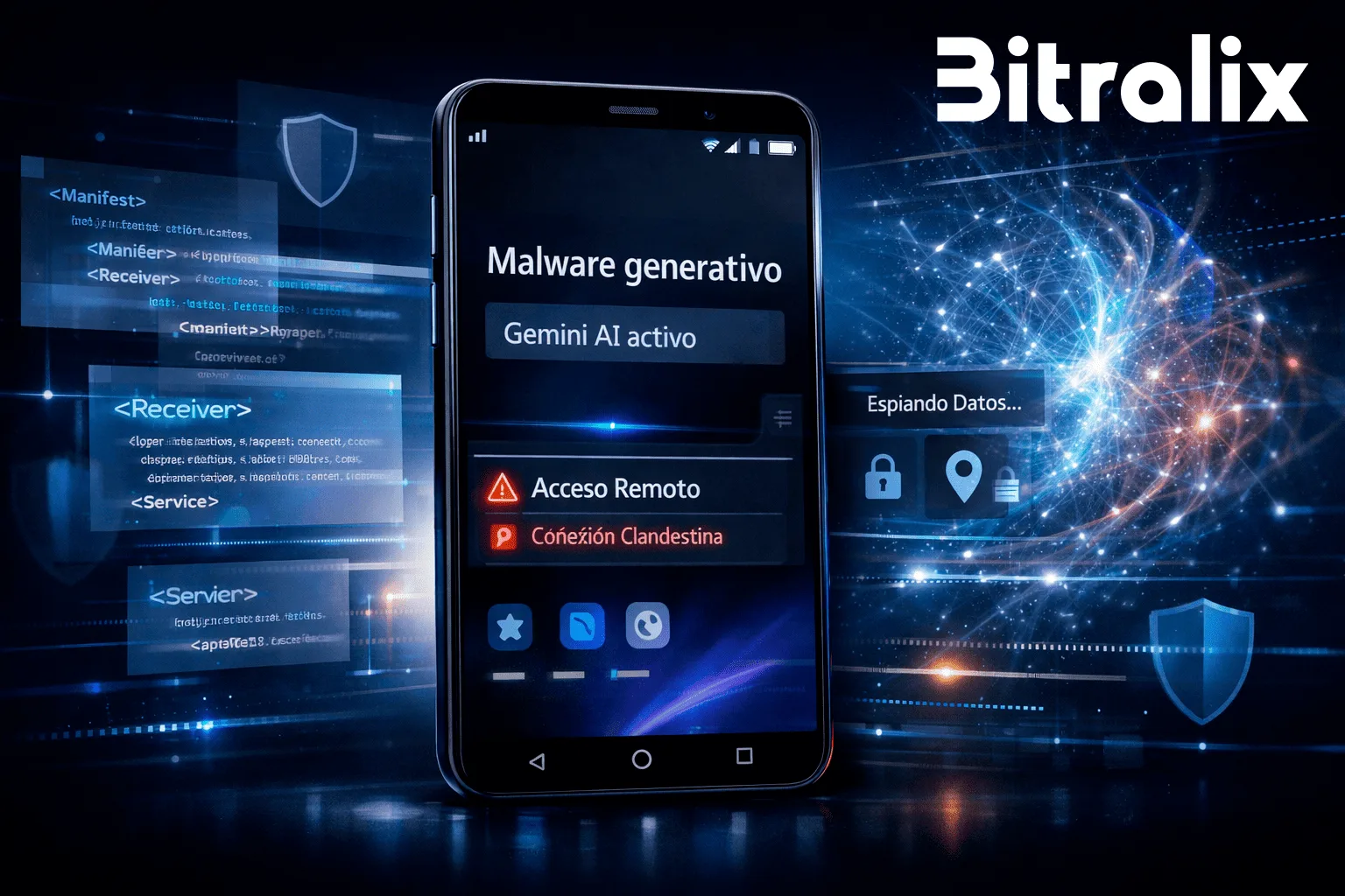 PromptSpy, malware generativo en Android que utiliza Gemini para espiar y mantener persistencia.