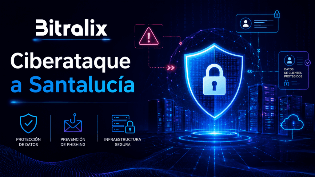 Ciberataque a Santalucía y protección de datos personales de clientes.
