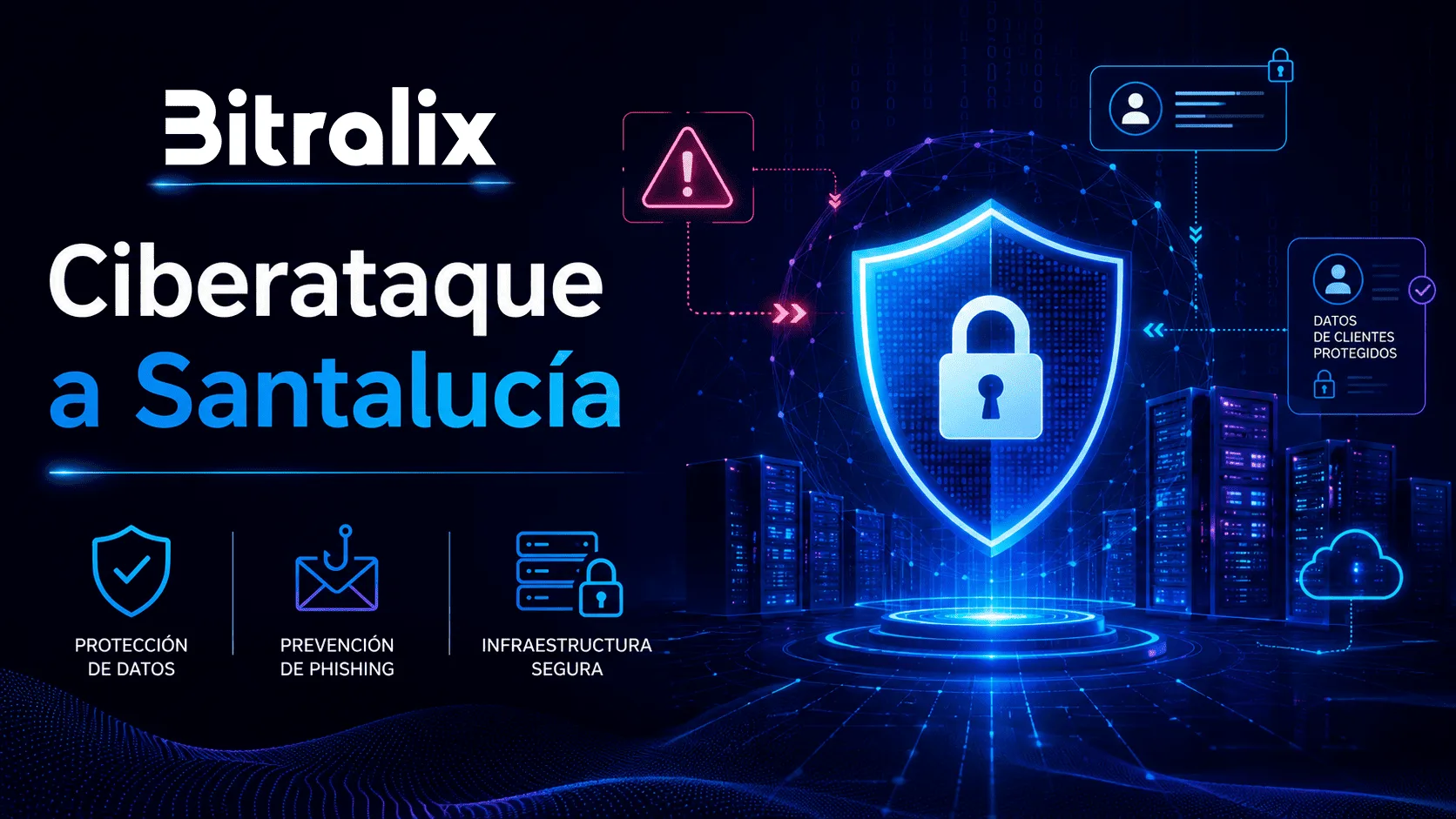 Ciberataque a Santalucía y protección de datos personales de clientes.
