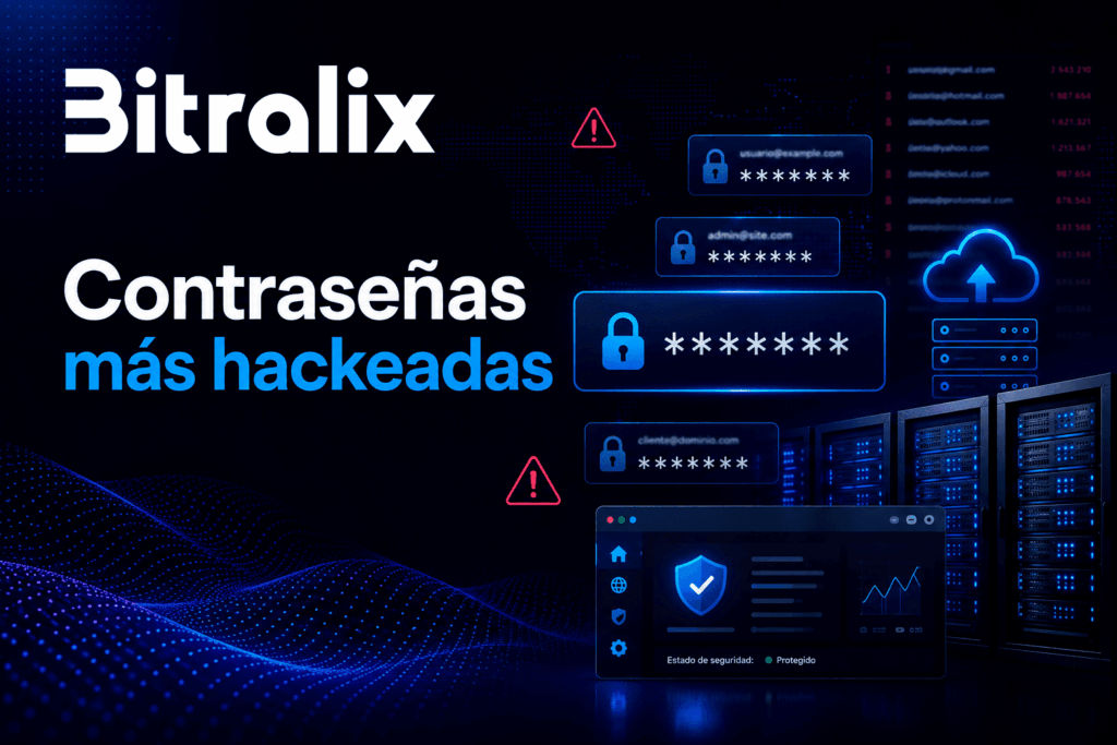 Contraseñas más hackeadas y seguridad en hosting para proteger una web