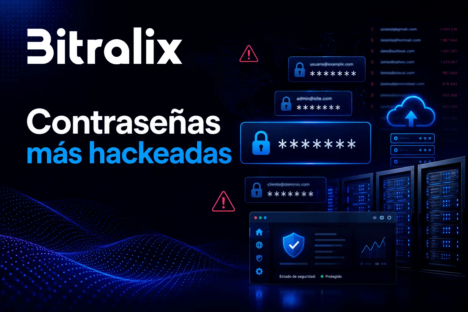 Contraseñas más hackeadas y seguridad en hosting para proteger una web