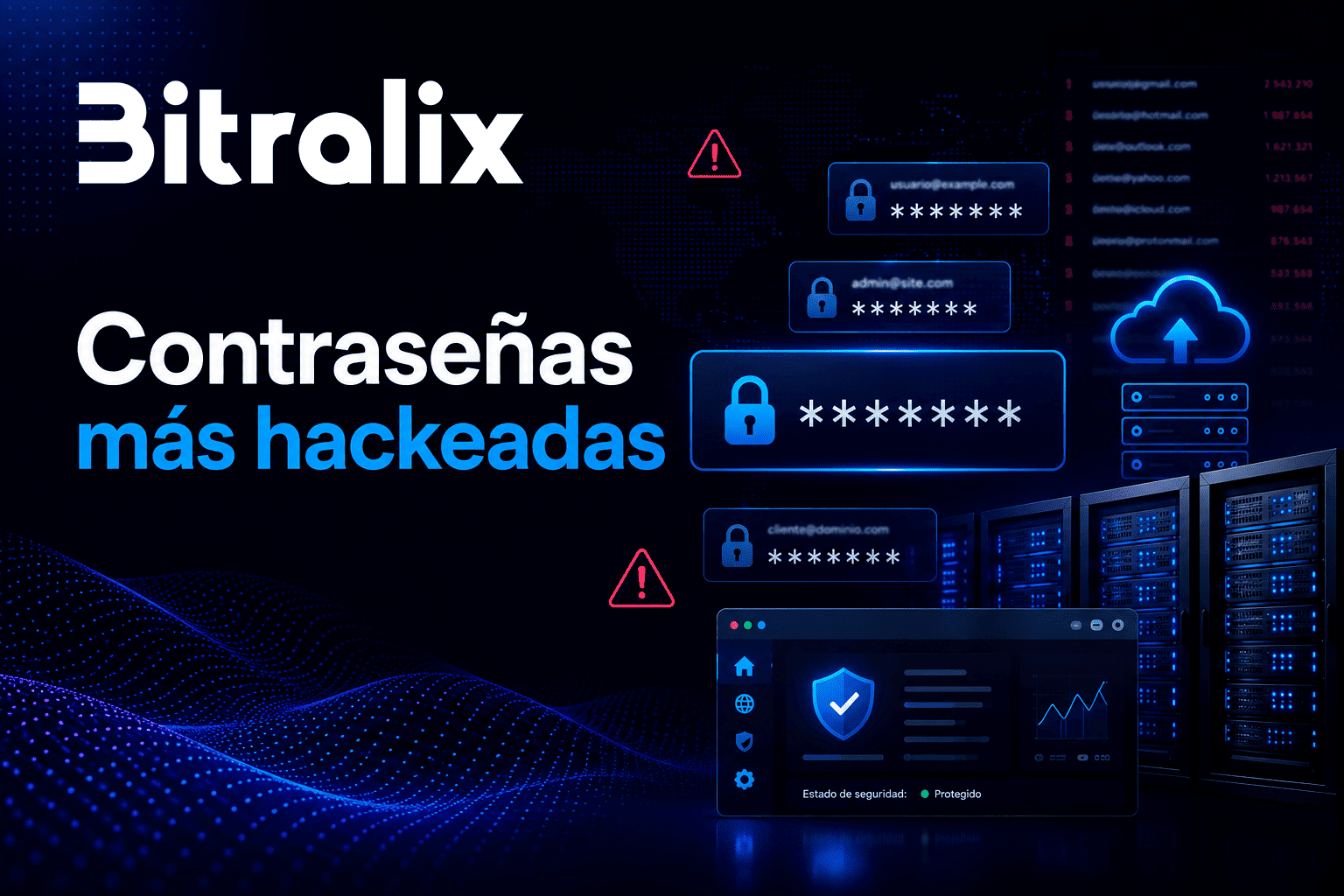 Contraseñas más hackeadas y seguridad en hosting para proteger una web