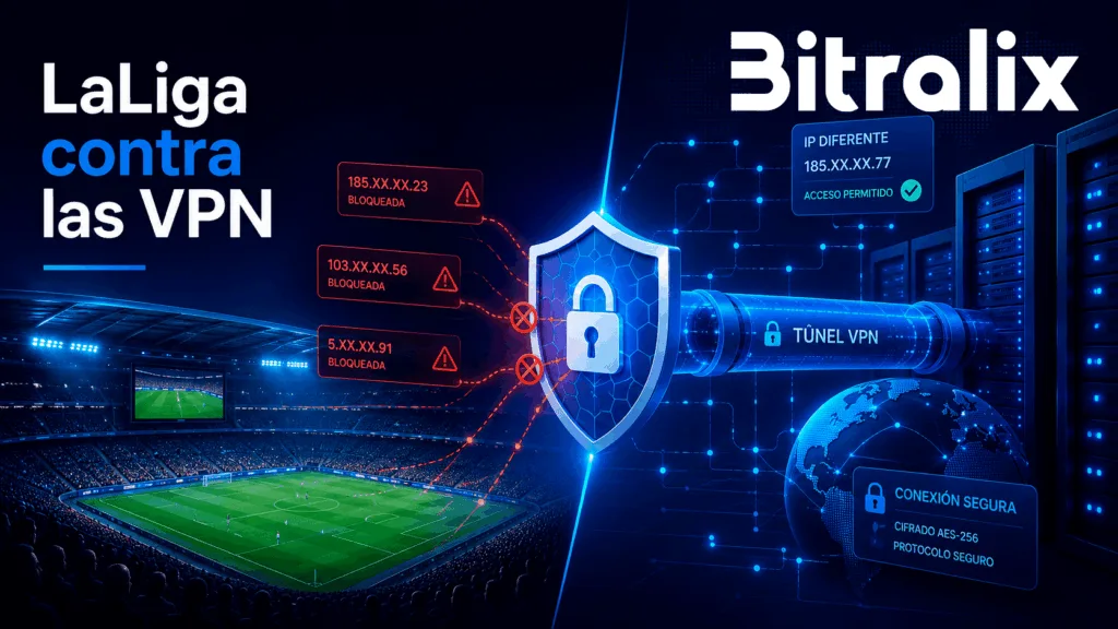 LaLiga contra las VPN y bloqueos de IP en España