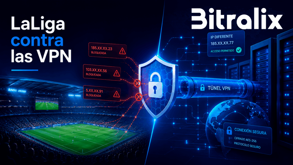 LaLiga contra las VPN y bloqueos de IP en España