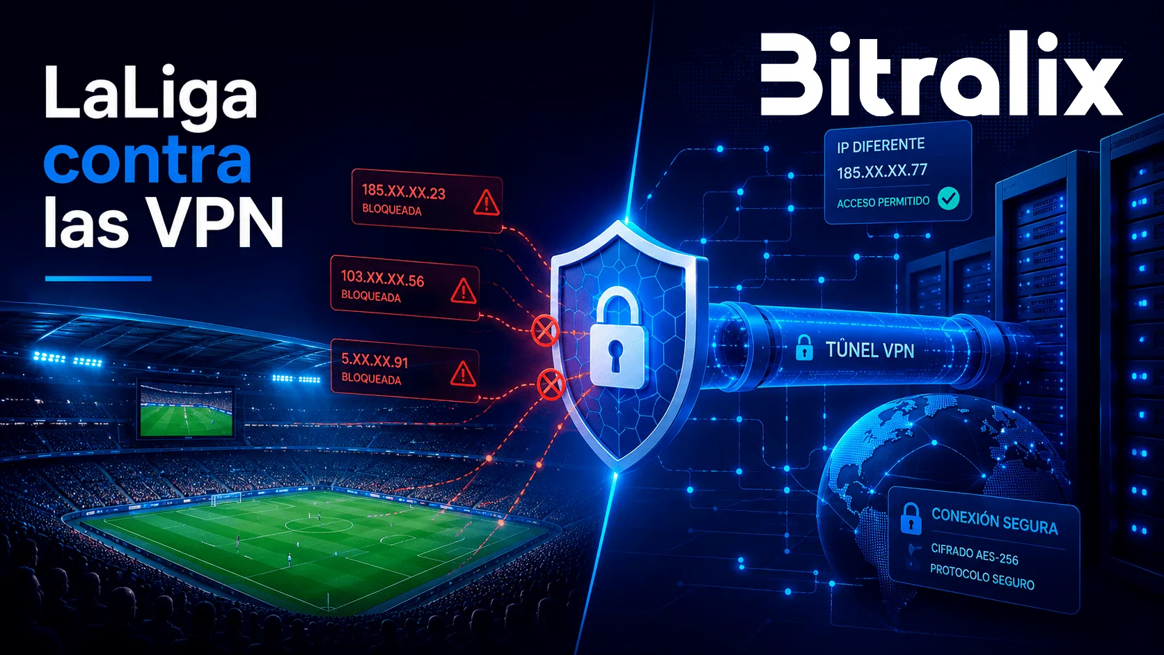 LaLiga contra las VPN y bloqueos de IP en España