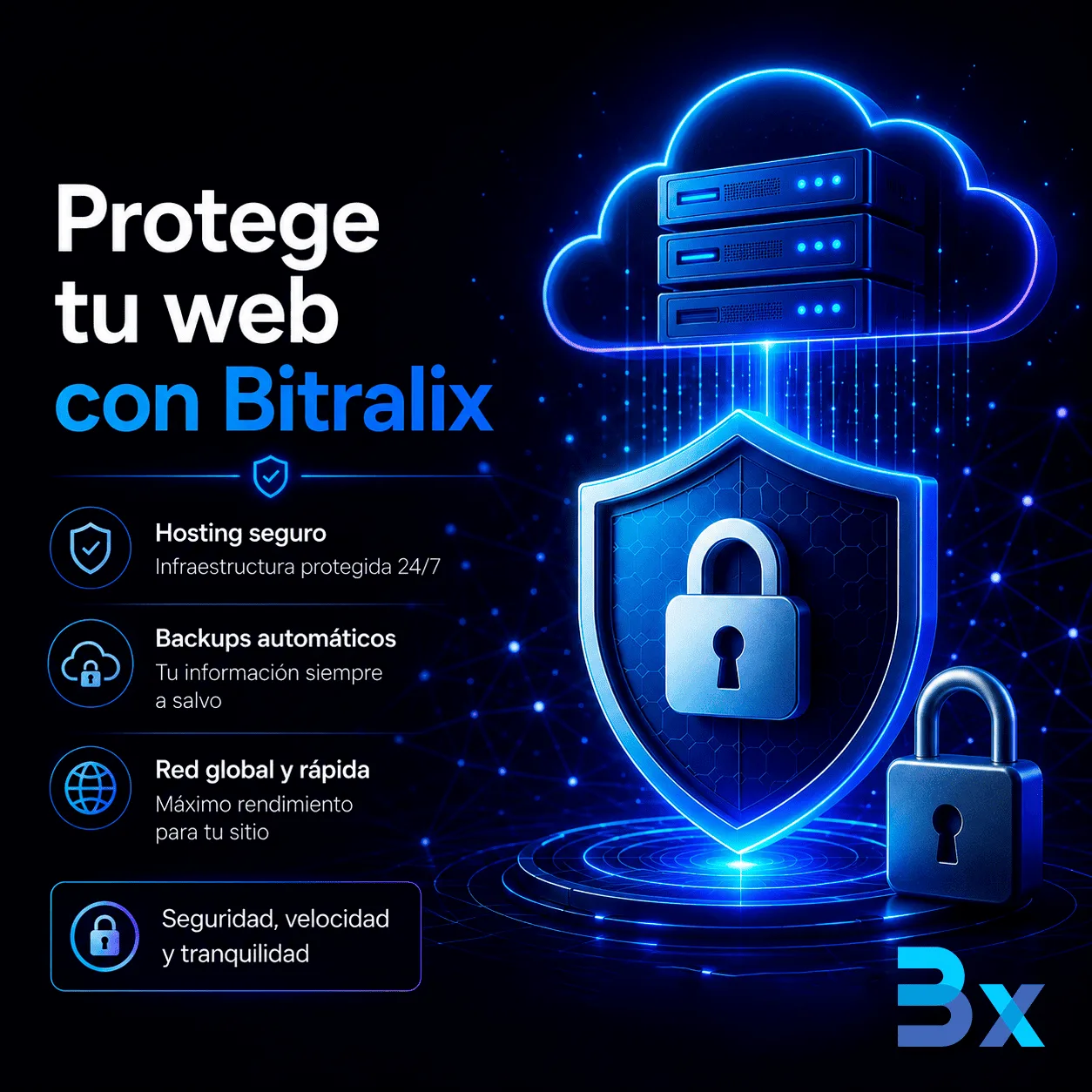 Protege tu web con Bitralix mediante hosting seguro y soluciones en la nube