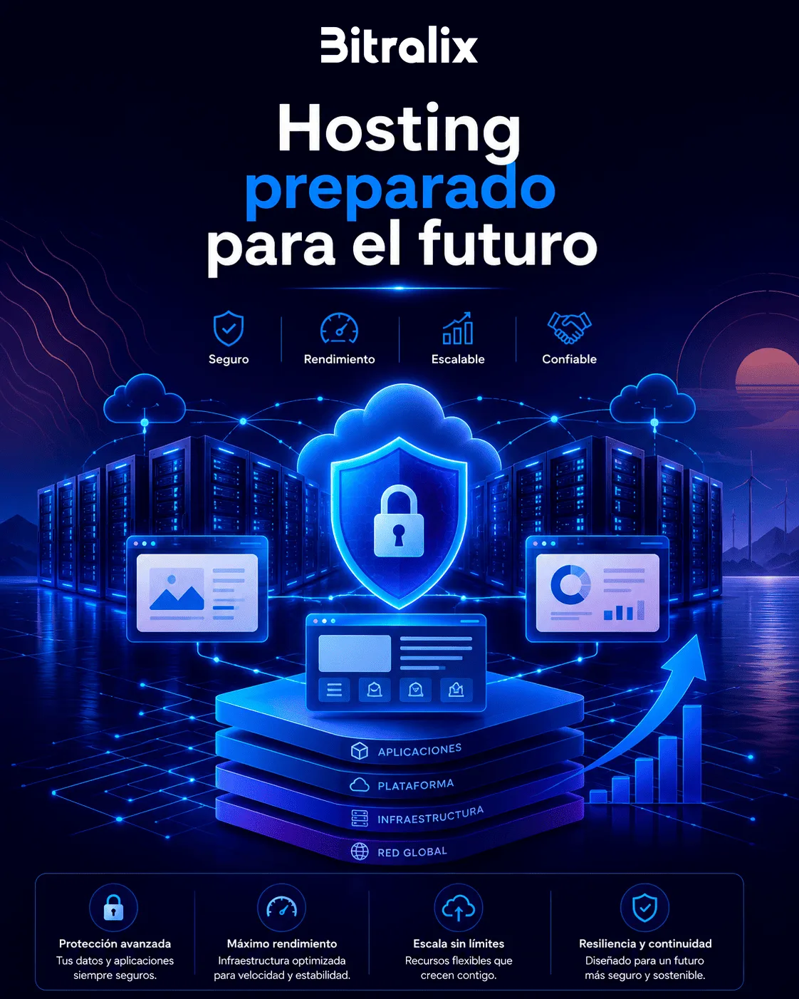 Hosting preparado para el futuro frente al riesgo climático en centros de datos