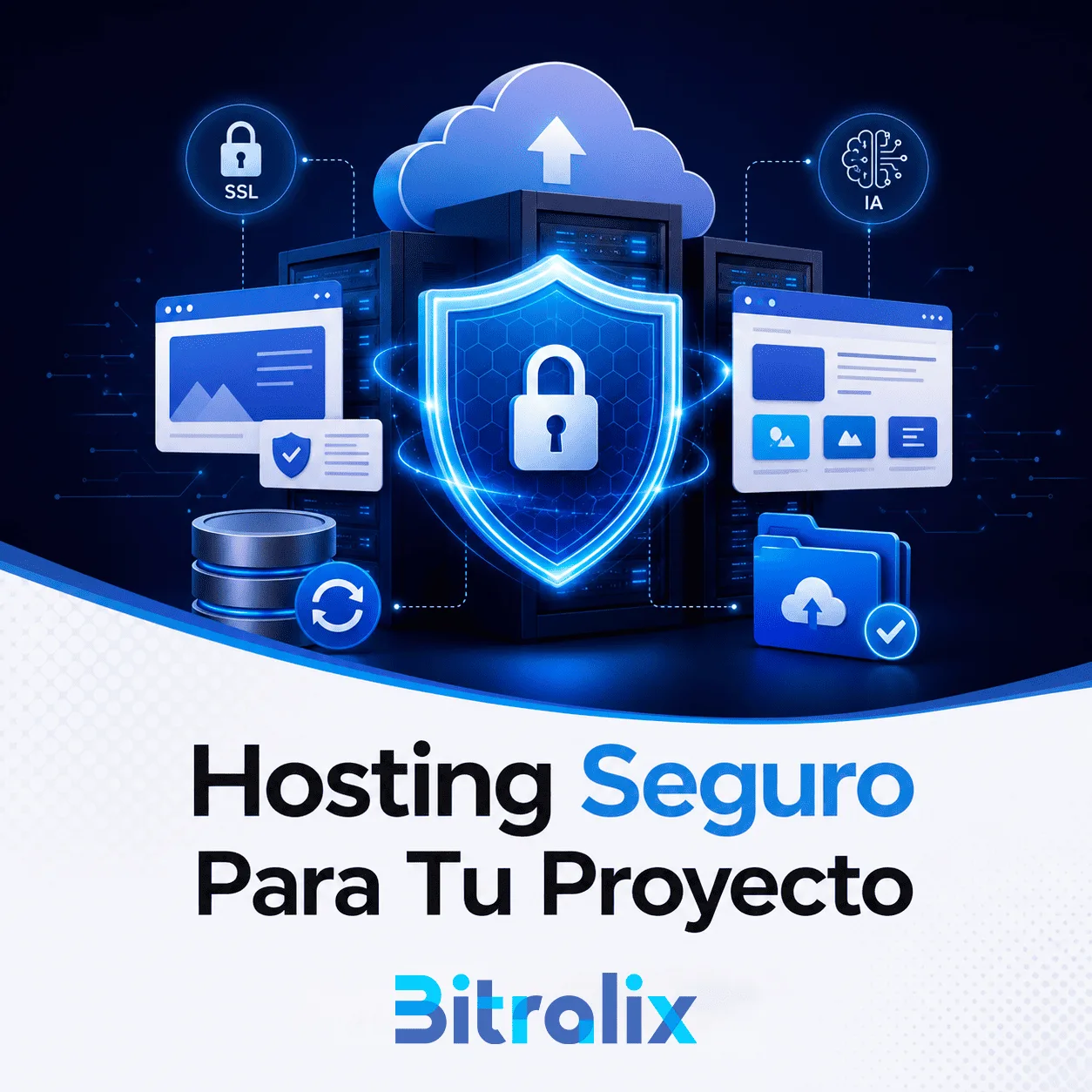Hosting seguro de Bitralix para proteger proyectos web con infraestructura fiable y ciberseguridad