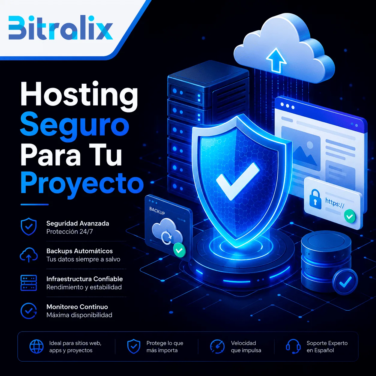 Hosting seguro de Bitralix para proteger proyectos frente a amenazas como TeamPCP Malware