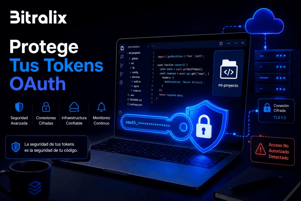 Robo Tokens OAuth GitHub y protección de repositorios privados con seguridad en hosting