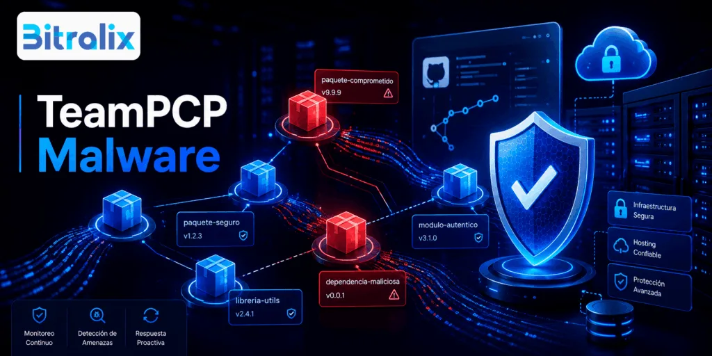 TeamPCP Malware y ataques a código abierto en infraestructura de hosting segura