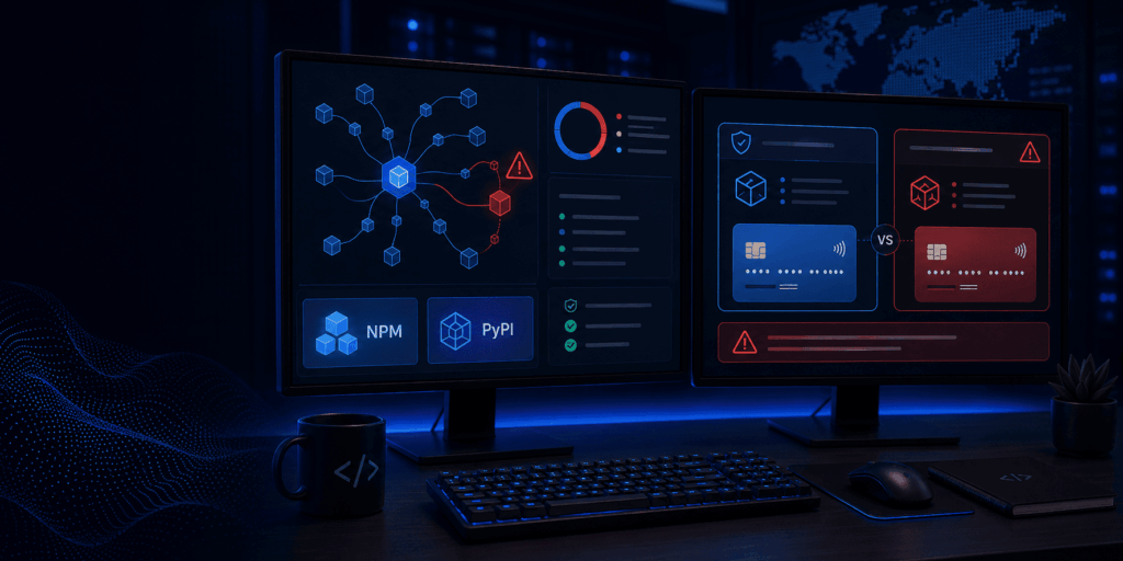 Paquetes Paysafe y Skrill maliciosos en NPM y PyPI representados como una amenaza en dependencias de software