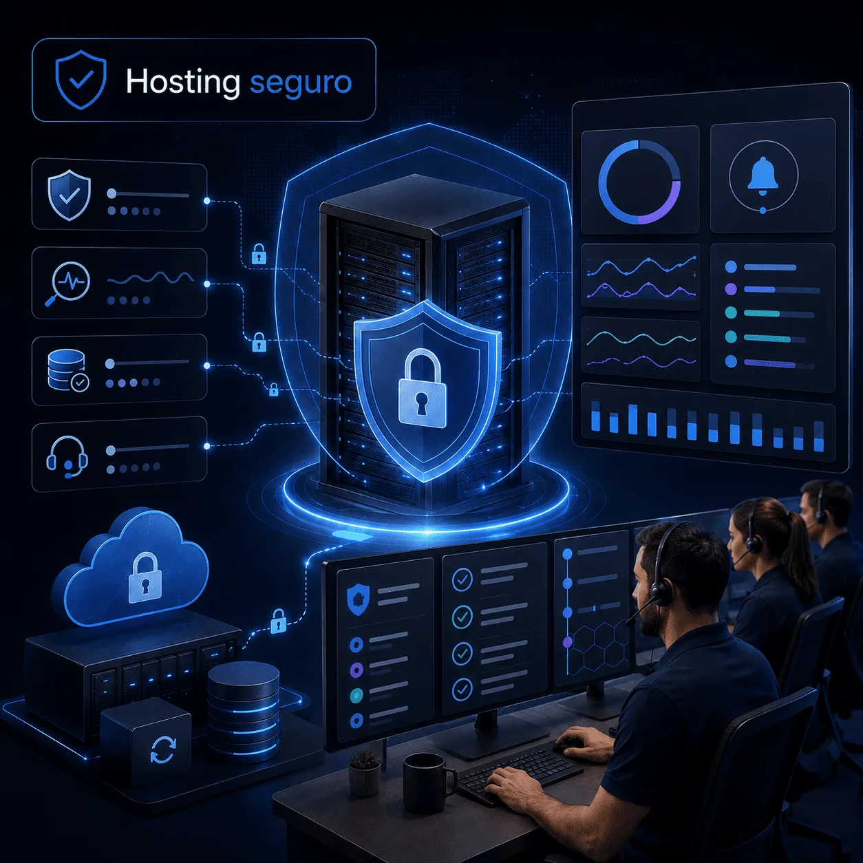 Seguridad en hosting para reducir el impacto de un ciberataque activo