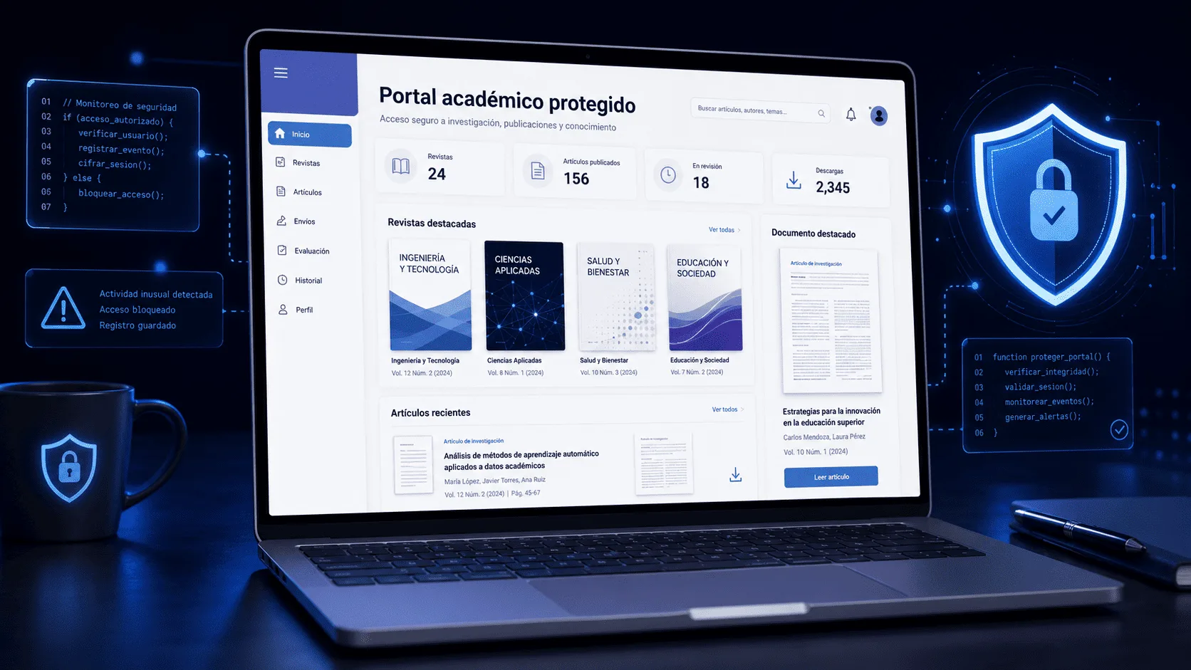 Hackean revistas de la Universidad de Granada y se analiza la seguridad de un portal académico