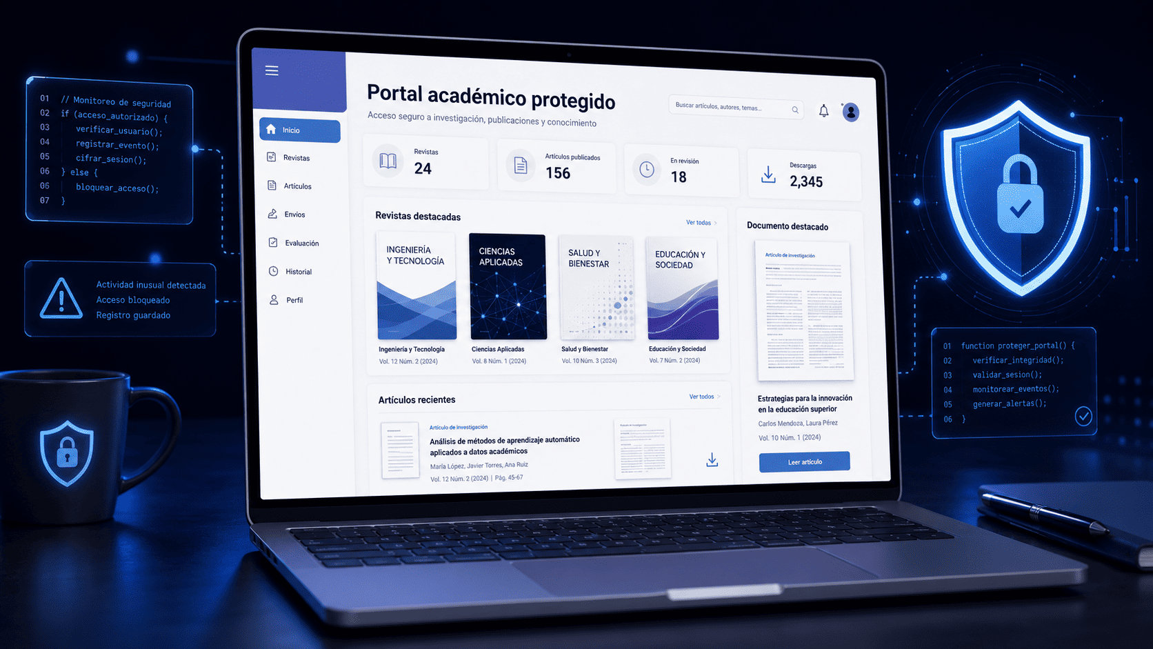 Hackean revistas de la Universidad de Granada y se analiza la seguridad de un portal académico