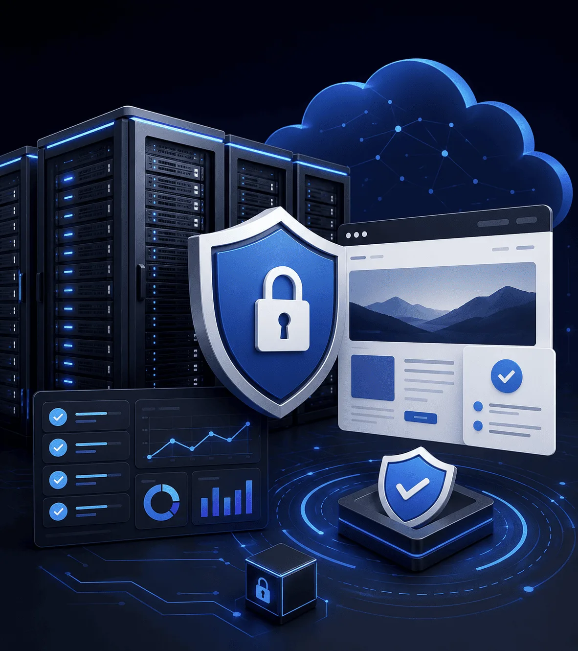 Hosting seguro para reducir los peligros de una web vacía