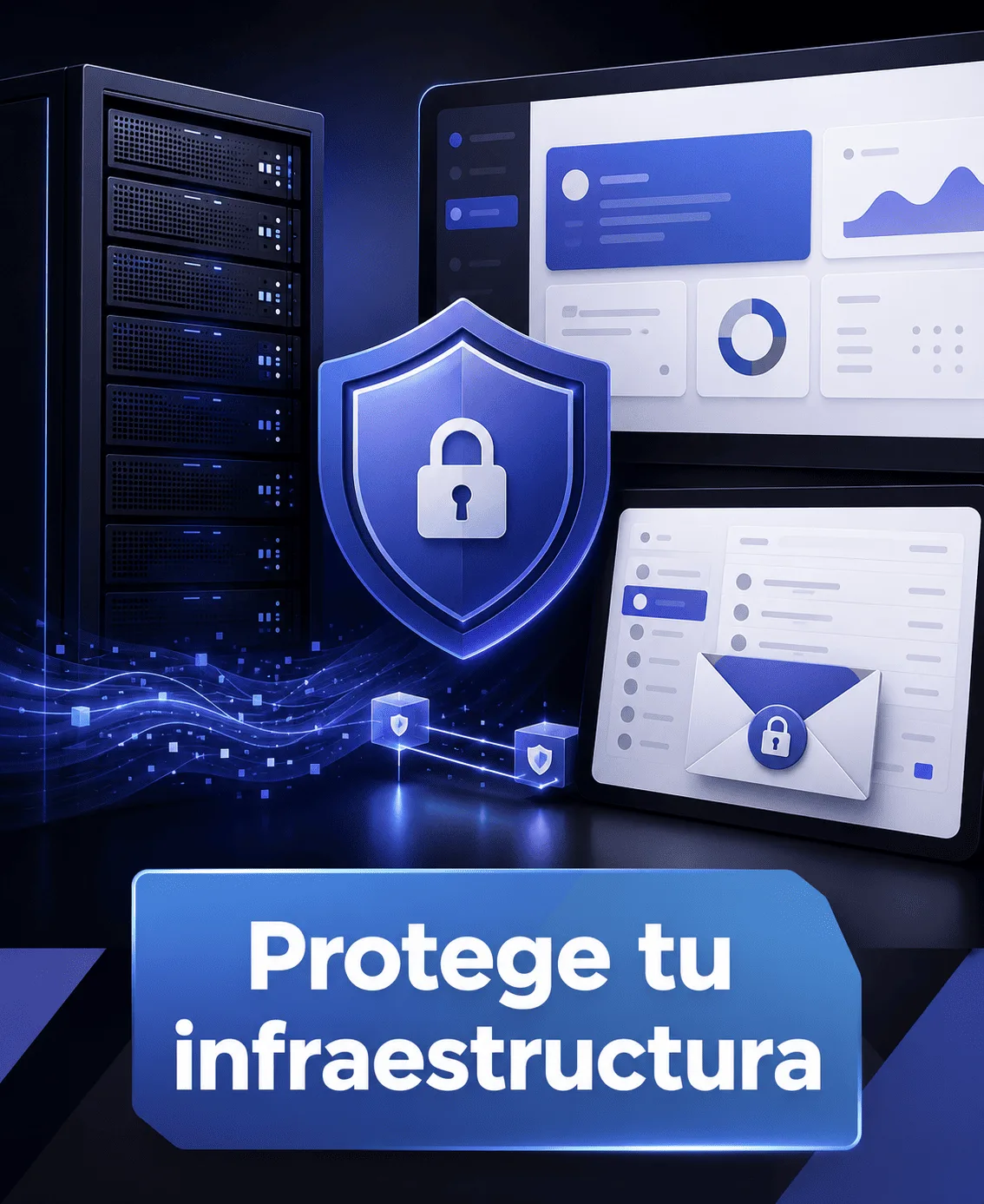 Protección de datos en hosting con servidores seguros y alertas frente a phishing tras filtración